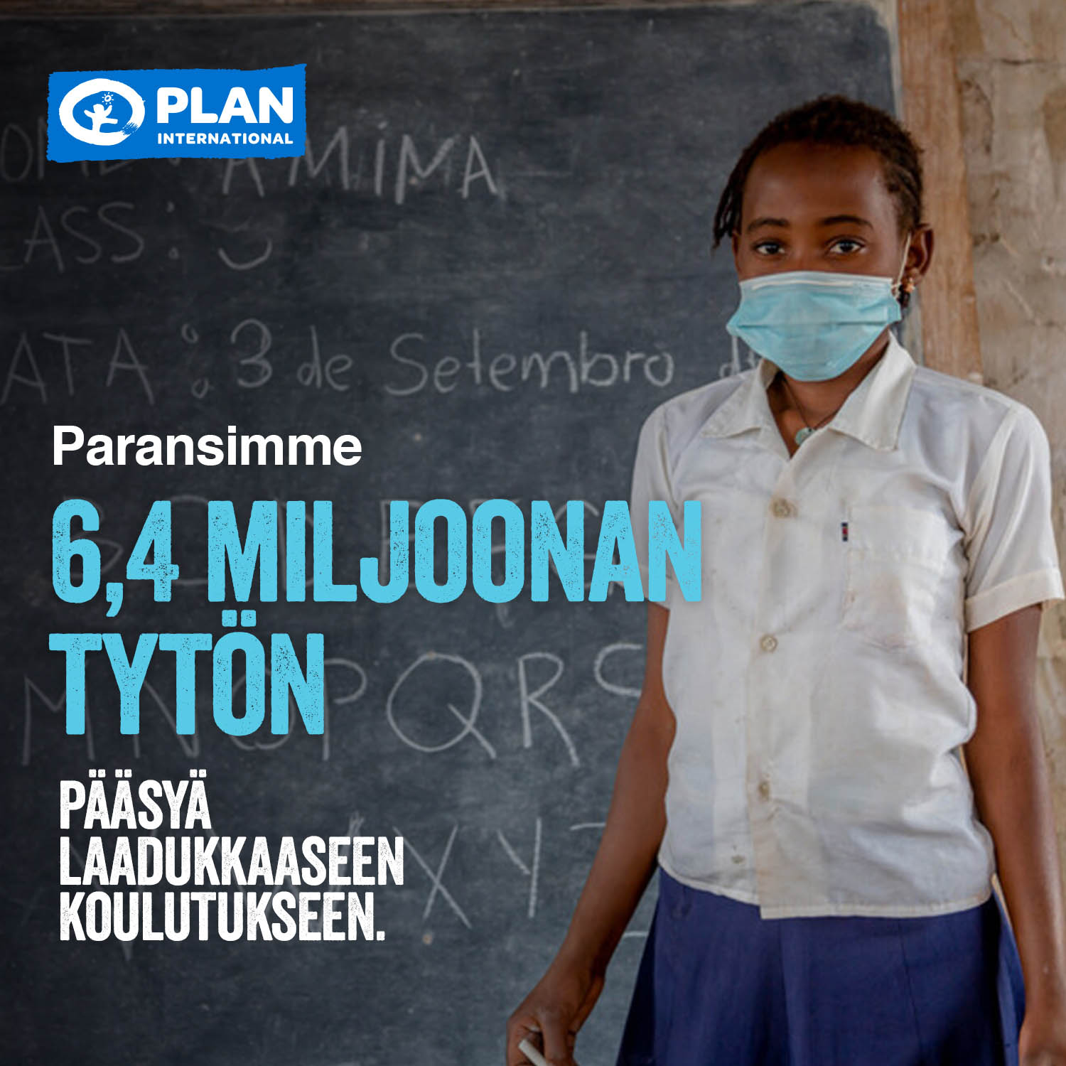 Paransimme 6,4 miljoonan tytön pääsyä koulutukseen.