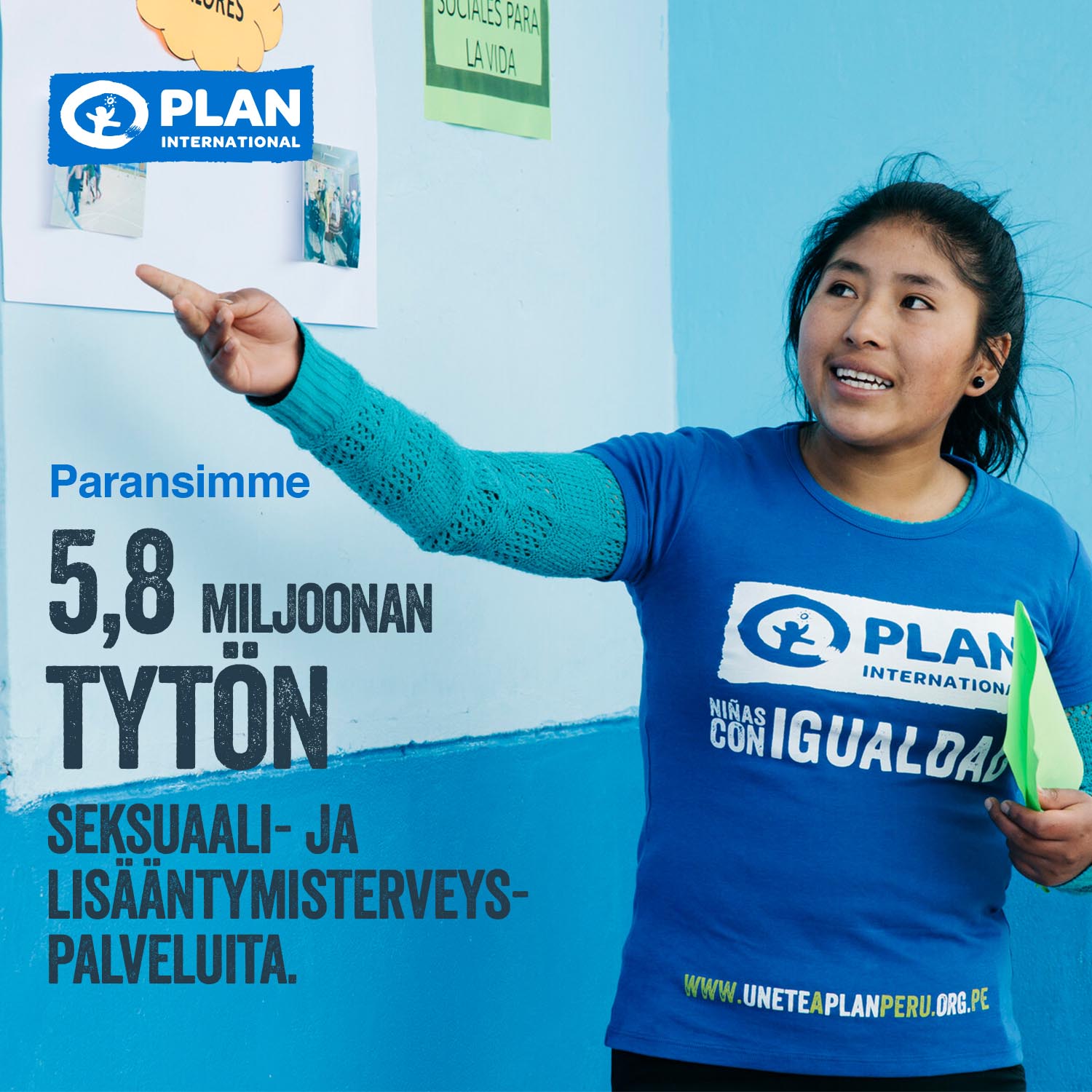 Paransimme 5,8 miljoonan tytön seksuaali- ja lisääntymisterveyspalveluita.