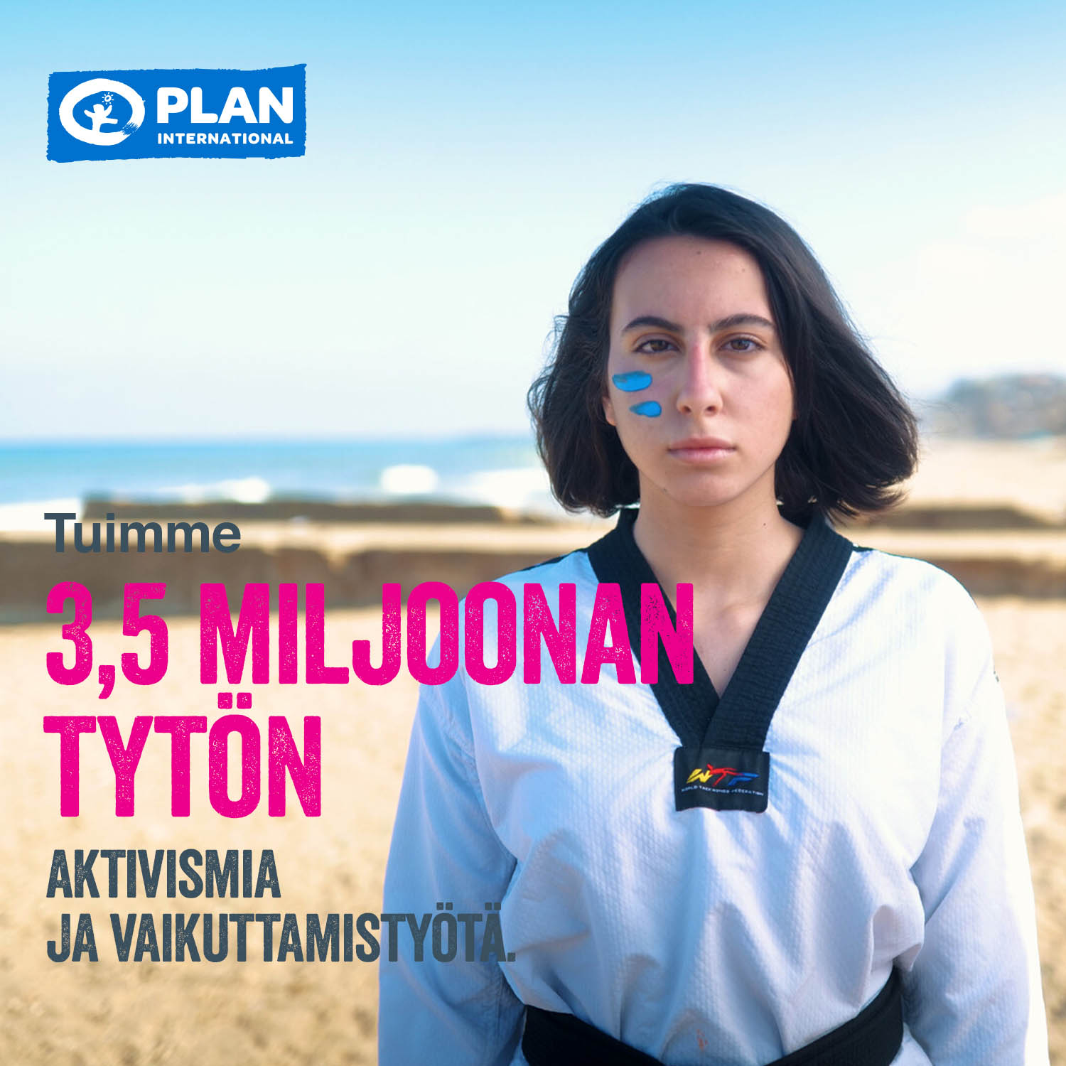 Tuimme 3,5 miljoonan tytön aktivismia ja vaikuttamistyötä.