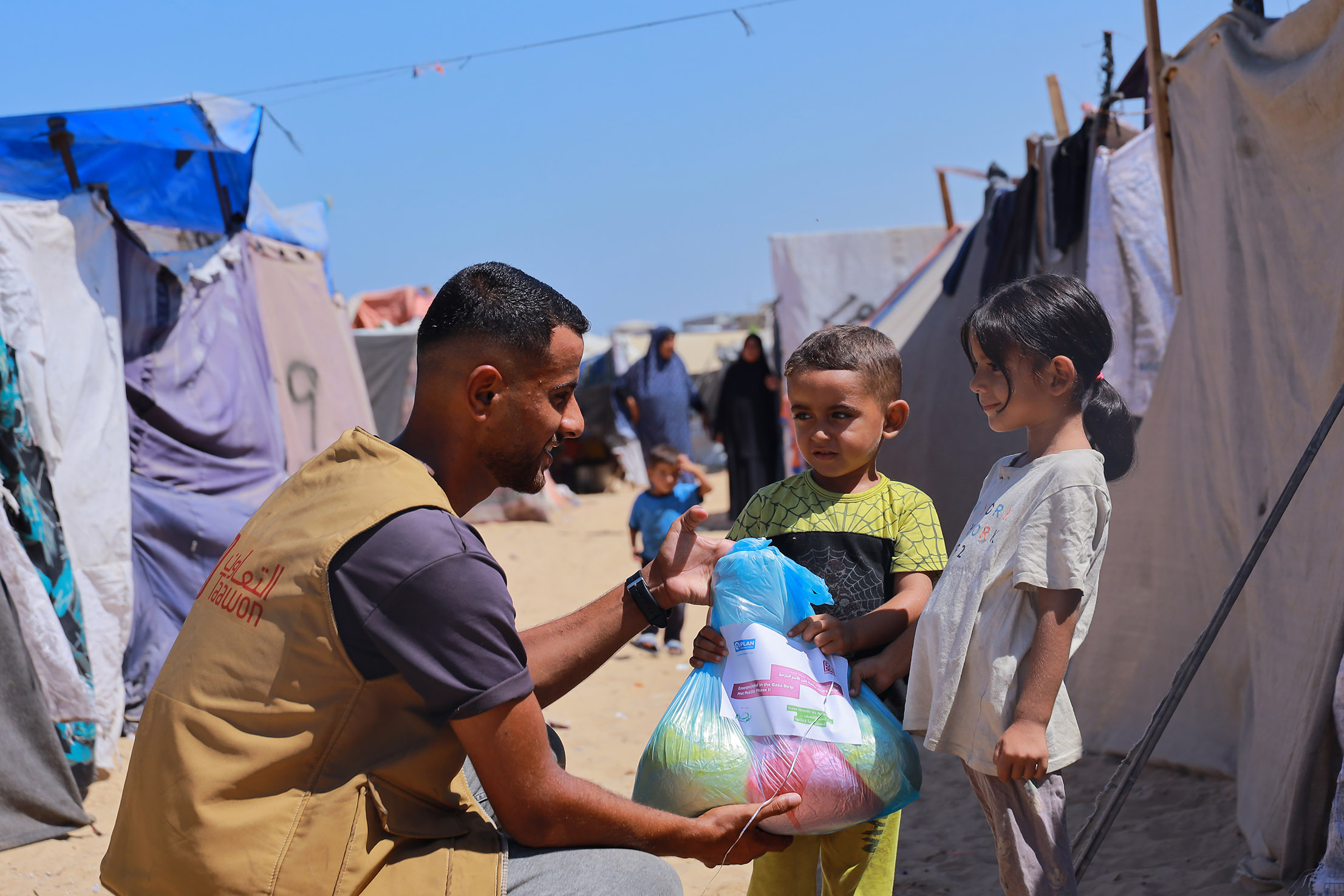 Humanitaarinen työmme helpotti lasten hätää