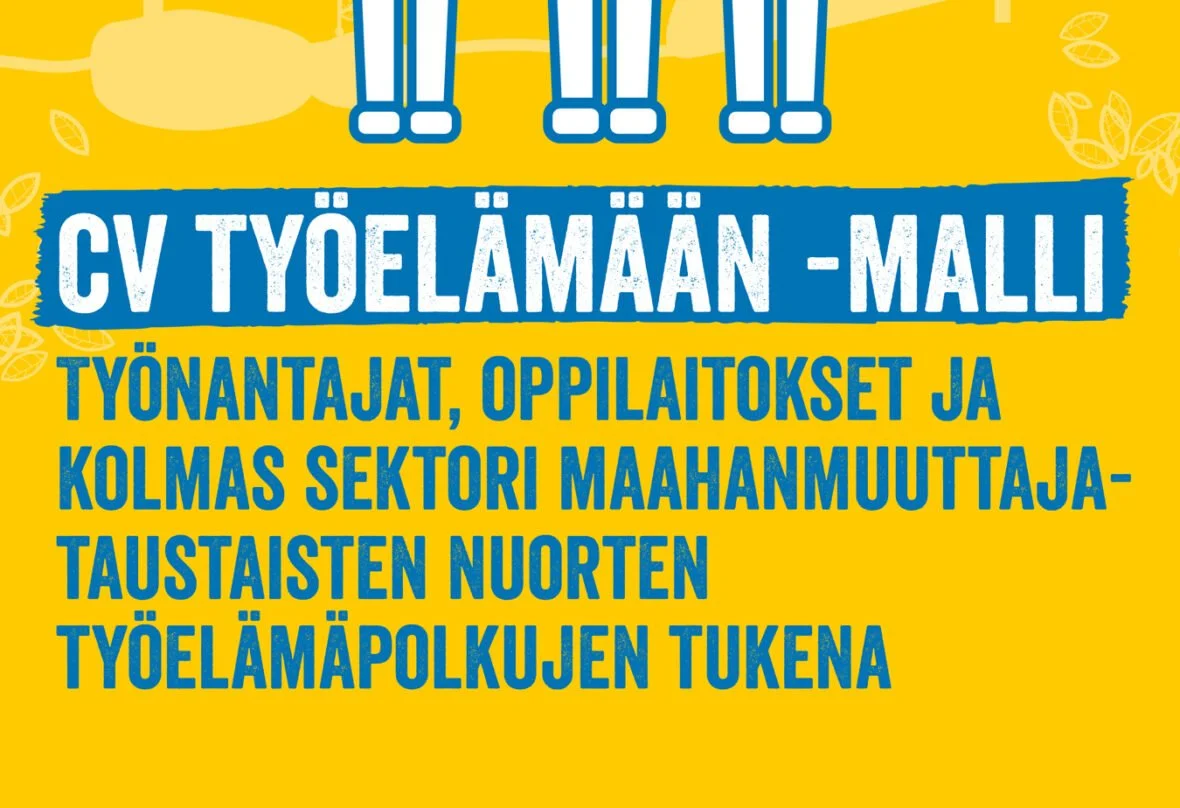 CV työelämään malli kansi