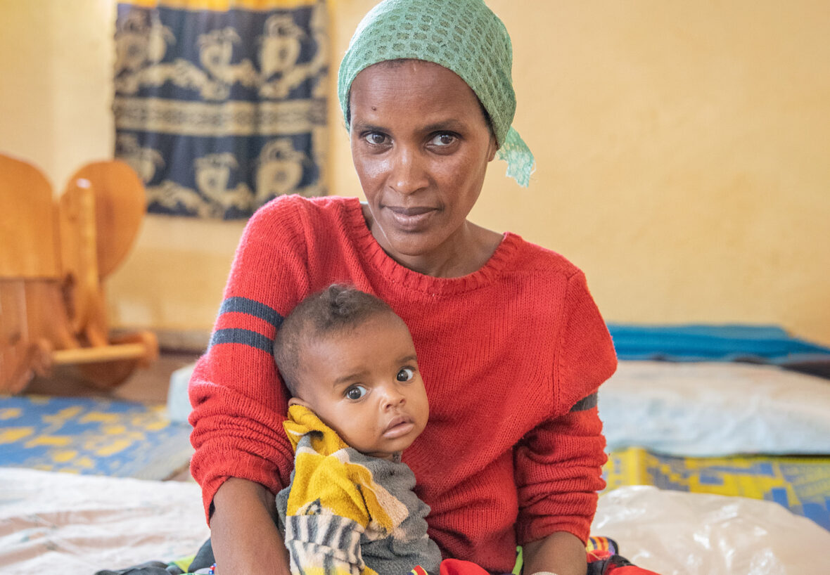 Loko Shoban vauva kärsi vakavasta aliravitsemuksesta Etiopiaa koetelleen ennätyksellisen kuivuuden aikana.
