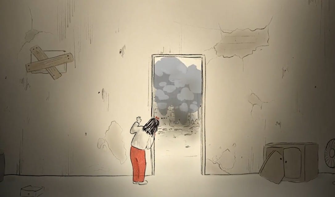 Humanitaariset järjestöt Plan International, War Child ja Terre des hommes ovat tehneet animaatioelokuvan, jossa kuulemme lasten ääniä ja tarinoita Gazasta.