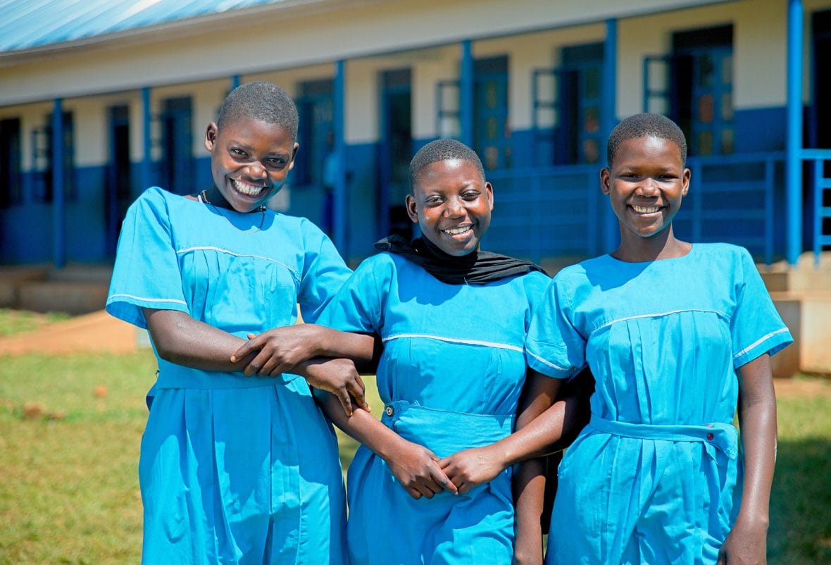 Plan parantaa kuukautisterveyttä Ugandassa.