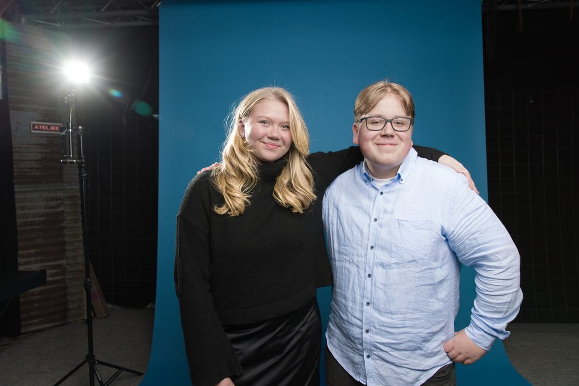 Planin hallituksen edustajat Oona ja Samu